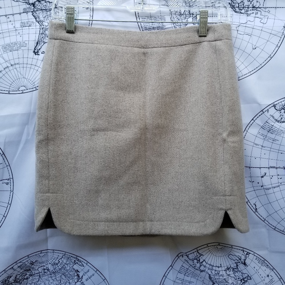 Gray Skirt J Crew